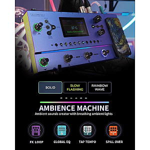 Mooer GE200 Pro Li Amp Modeling & Multi Effects Processor with Built In Rechargeable Battery